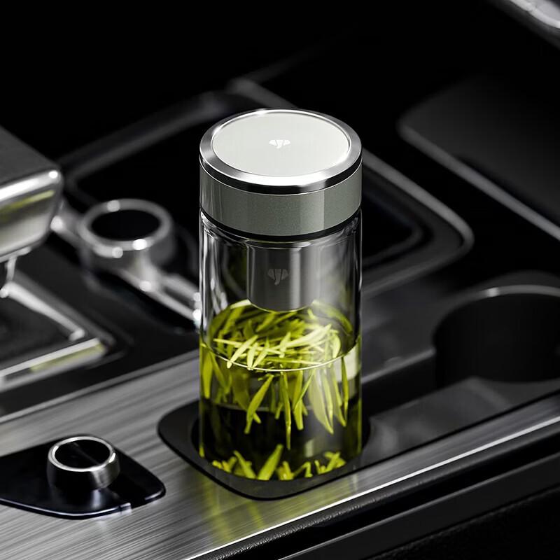 WANXIANG Portable Borosilicate Glass Tea Infuser Bottle