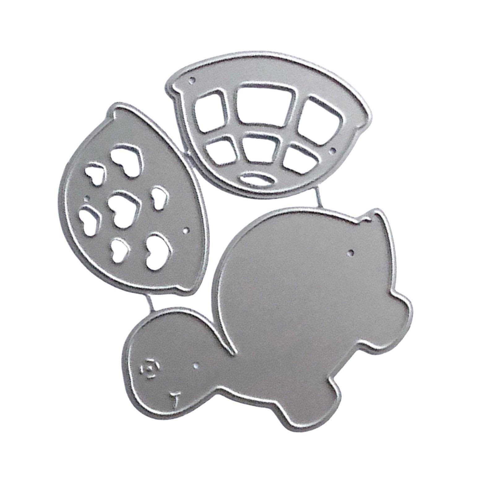 

Черепахи Металлические штампы Углеродистая сталь Черепаха Вырубные штампы Тиснение Трафареты для поздравительных открыток Скрапбукинг Украшения