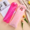 Long Strip Plush Hot Water Bottle with Waist Support and Large Size Cover for Warmth and Comfort