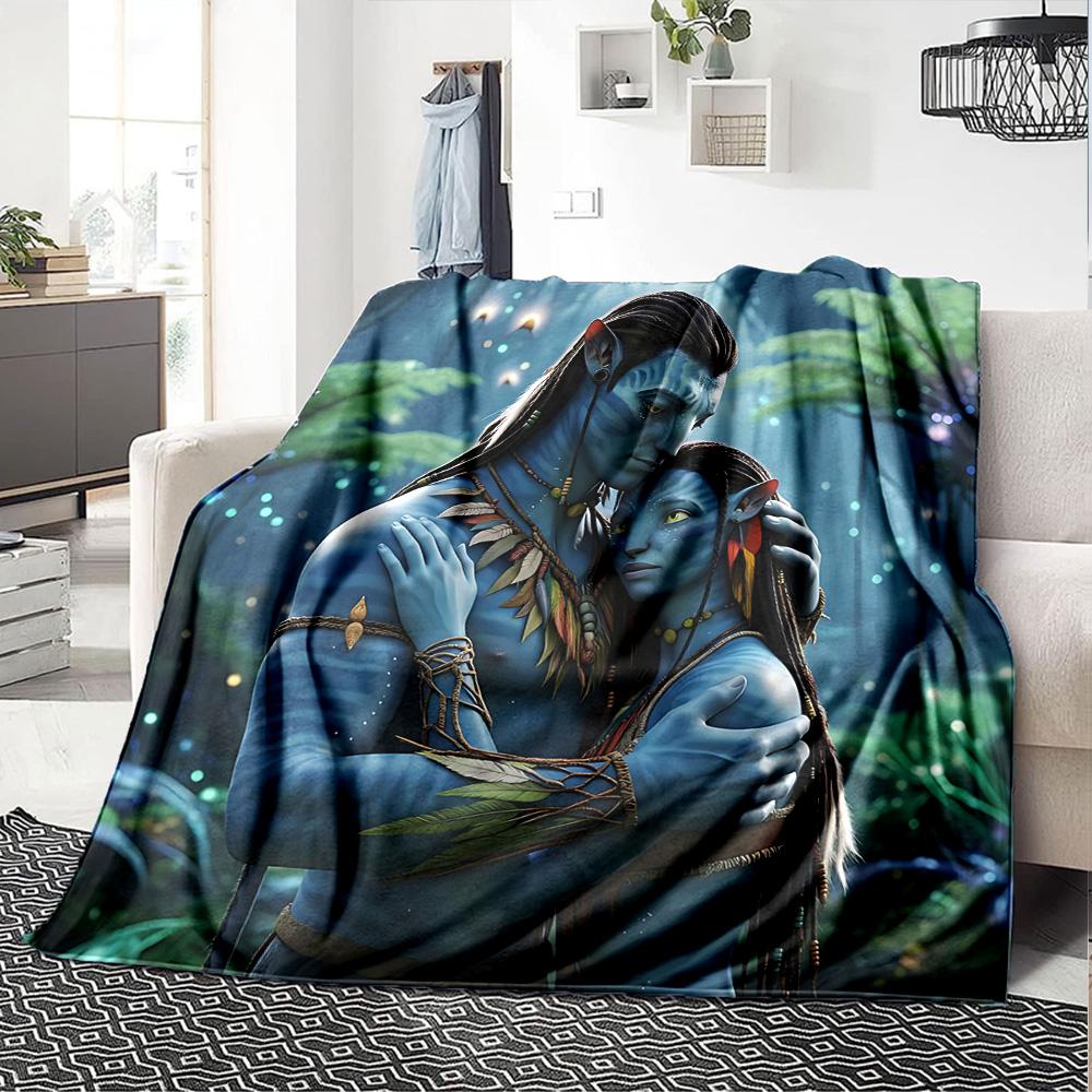 1pc Avatar Frontiers Pandora Flannel Blanket,Ultra Soft Warm Plush Throw for Home Bedroom Bed Sofa Cover Camping Picnic gift Y72411