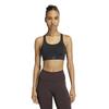 Women's adidas OPTIME WORKOUT sports bra black JN6896 r S AB