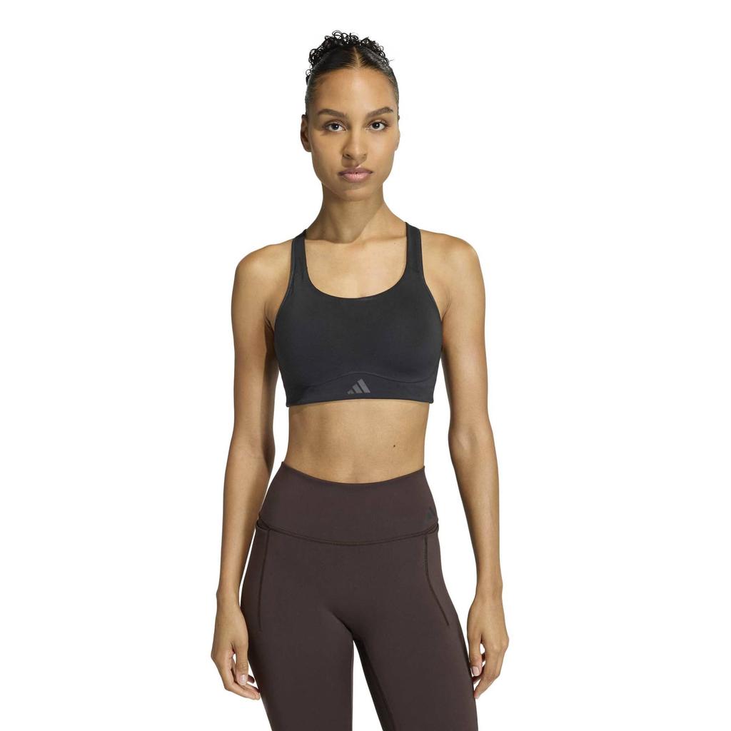 Women's adidas OPTIME WORKOUT sports bra black JN6896 r S AB