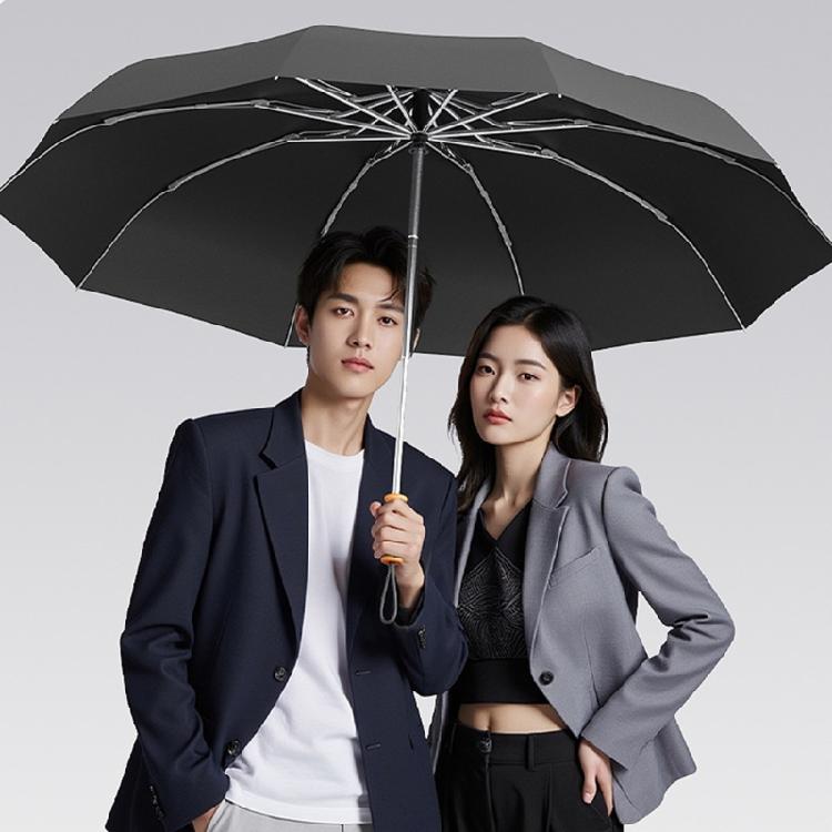 Wind Resistant Stormprevent Automatic Umbrella With Reverse Folding Oversize Design For Automotive Use And Downpours