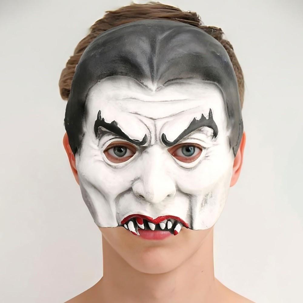 Latex Material Halloween Headgear Scary Haunted House Props NPC Mask  Holiday Celebration