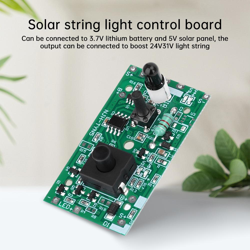 3.7V Boost 24V31V Solar Lamp String Circuit Board Solar String Light Control Board PCBA Line Controller