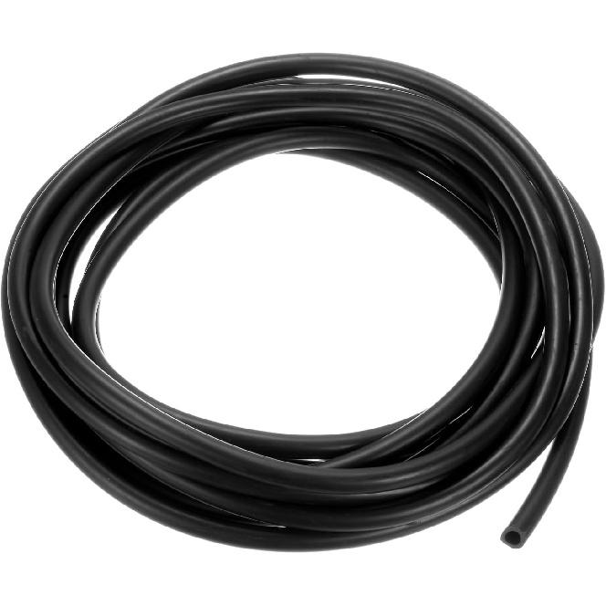 Lubricating Oil Hoses, 3mm (1/8 Inch) ID x 5mm (3/16 Inch) OD 3.28FT Rubber Tubing Hose Pipe for Irrigation/Small Equipment/Outdoor/Garden Water