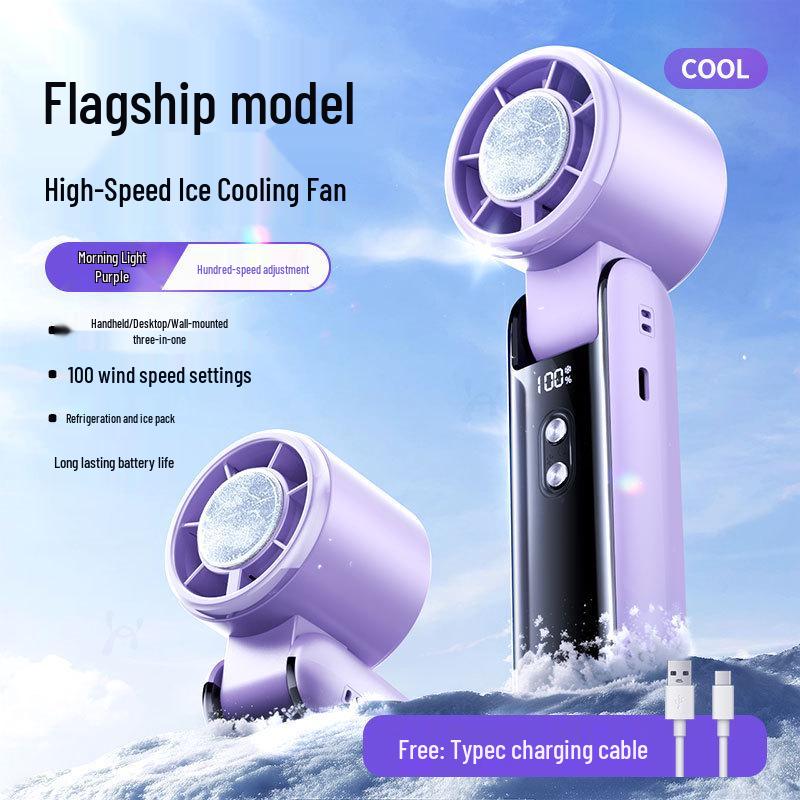 Adjustable Portable Handheld Mini Fan - Foldable Cross-Border Cooling Device for Outdoor Use