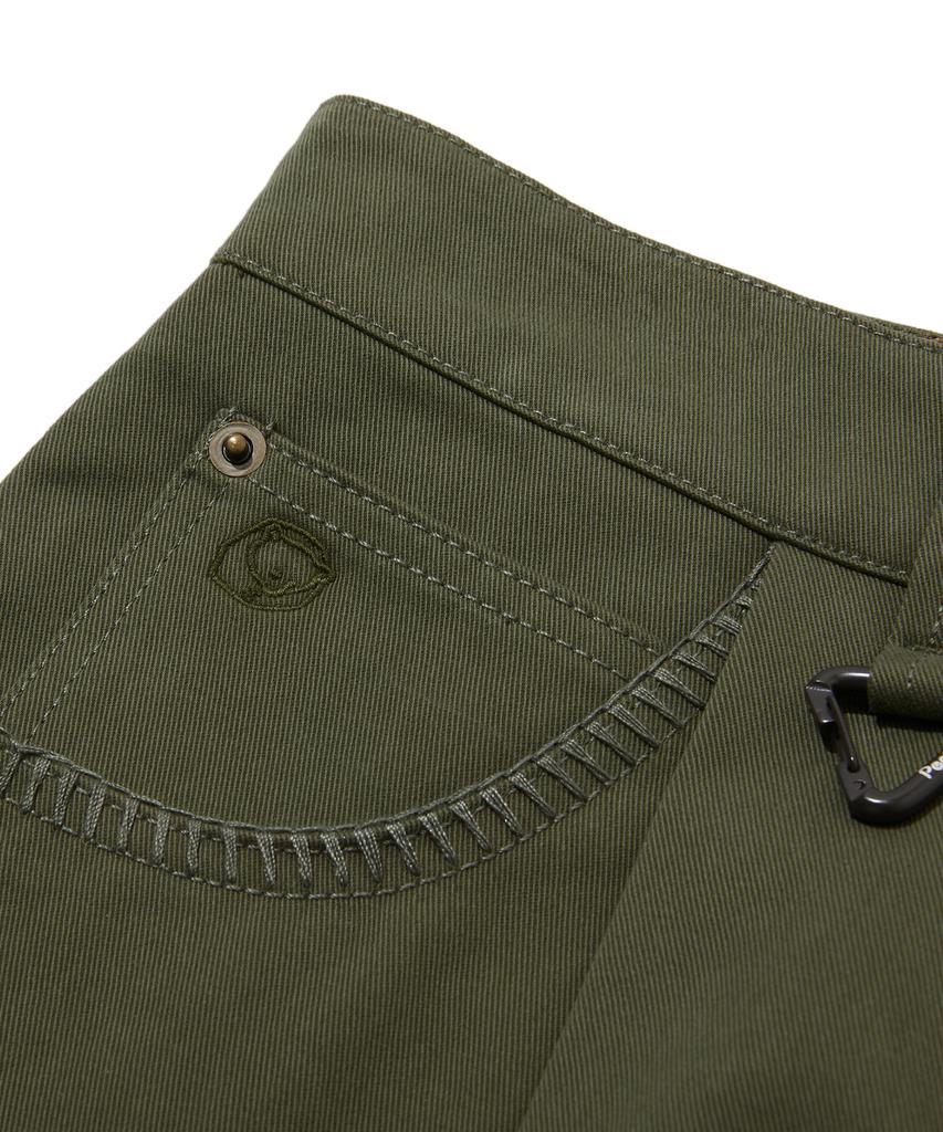 PENFIELD Cotton Double-Pleat Bermuda Pants Olive_Fs2Wp04U