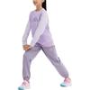 DECATHLON 500 Series Warm Loose Simple Skin-Friendly Sweatpants Smoky Purple Teen