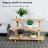 Wooden display rack, ear stud rack, perfume, jewelry, ear ring storage rack, desktop small commodity display rack