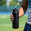 Sports Water Bottle with Tube Long Straw for Cyclists