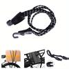 Bicycle Luggage Rope Elastic Carrier Rack Straps Elastic Rubber Belt Buckle Rope Belt with Hook Mountain Bike Bag Accessories