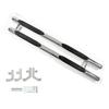 Footwell Tubes - J&J Automotive - Kia Sportage NQ5 - 2 Pieces - Fixing Included - Grey