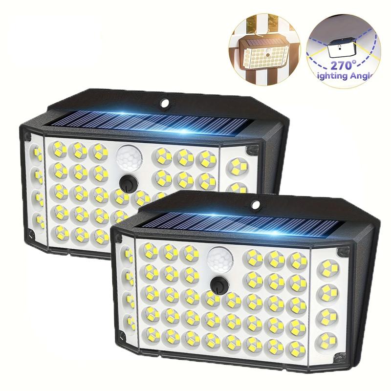 Motion Sensing Smart Light,Always-On,Ambient Lighting. 132 LEDs Super Bright, Easy Install No Wires, Weatherproof for Fence, Patio, Driveway