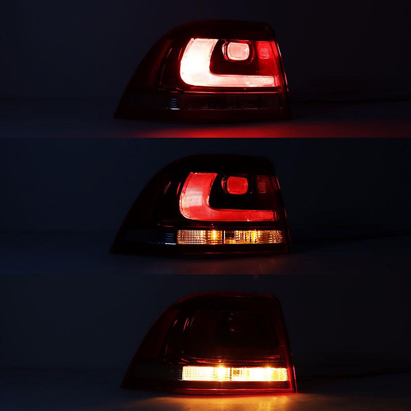 Car Accessories Rear Tail Light Warning Brake Signal Lamp For Volkswagen VW Touareg 2010 2011 2012 2013 2014 Taillight Assembly