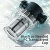 40/100/200 Mesh Inline Water Filter Strainer 1/2" 3/4" 1" Connection Clear Plastic Garden Watering Filter