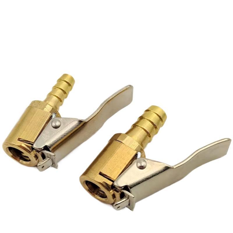 Brass Car Tire Inflation Quick Connector Leakproof Seal Easy Operation For Air Pump Hose Connection CAR Air Chuck Air Compressor Tire Chucks 1