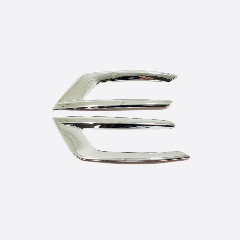 For Volvo XC60 2018    ABS Chrome Front Fog Light Lamp Frame Cover Foglight Eyebrows Trims Car Styling Accessories
