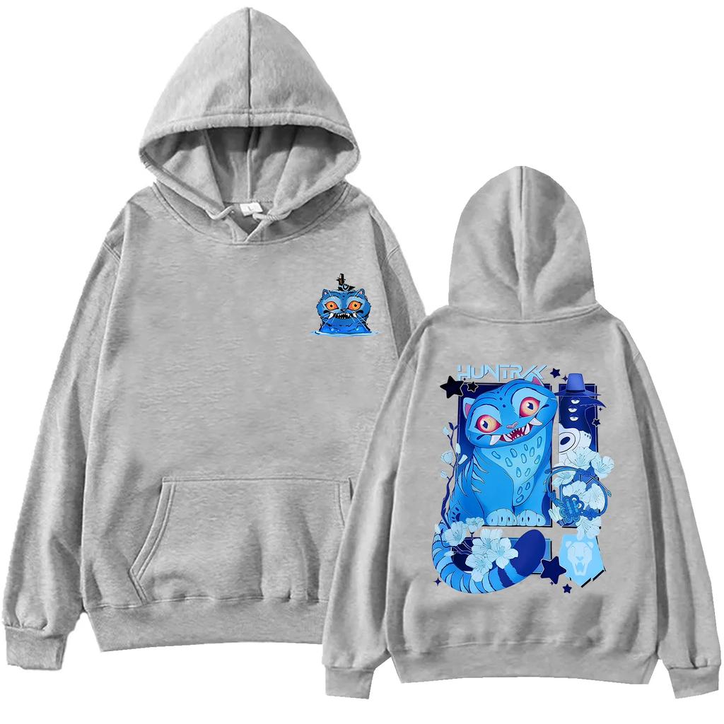 2025 Kpop Devil Hunter Tiger Print Hoodie Pure Cotton Harajuku Hip-hop Pullover Millennium Clothing Fashion