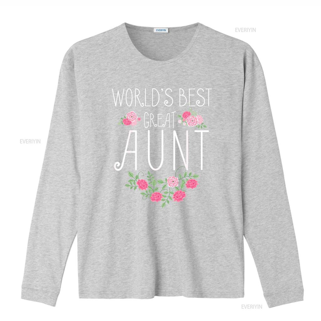 Family World s Best Great AunT T Shirt Funny Auntie Ever  vintage Washed Versatile Casual homme fashion Slightly Unisex