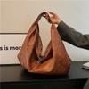 Big Black Shoulder Bags For Women Large Hobo Shopper Bag Solid Color Quality Soft Leather Crossbody Handbag Lady Travel Tote Bag
