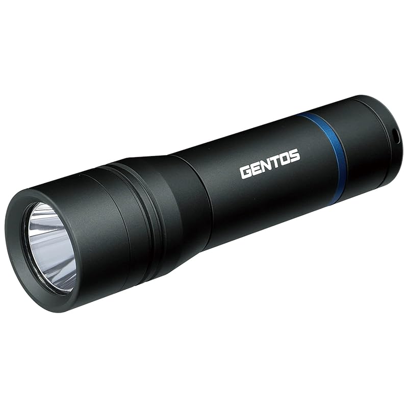 

GENTOS LED flashlight [Brightness 700 lumens/Practical lighting for 3 hours/Dust resistant/Water resistant/1m waterproof] Uses 3 AA batteries Stella