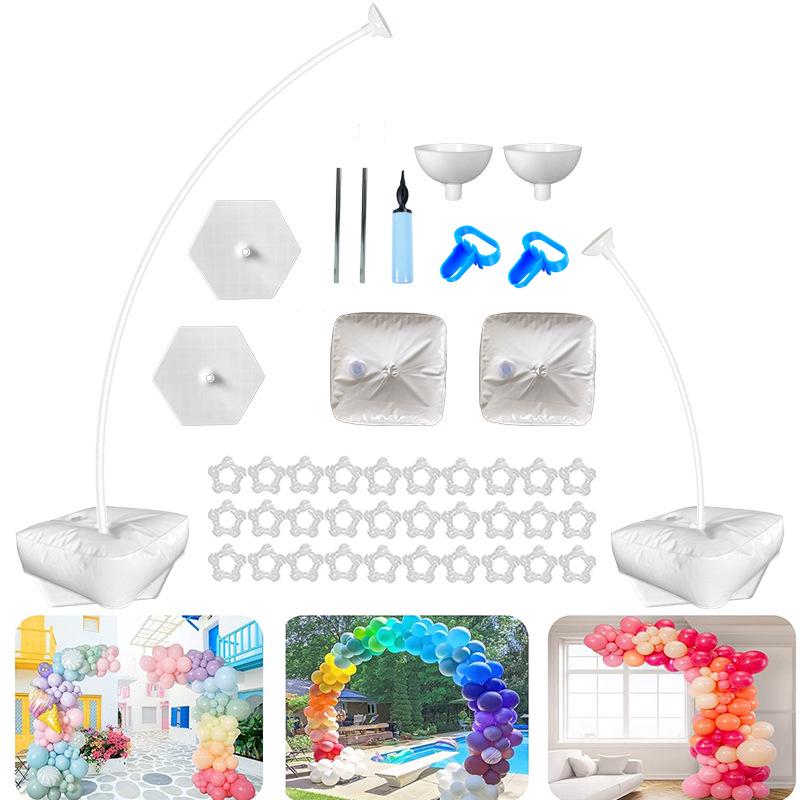 Flexible Balloon Arch Kit with Aluminum-Plastic Tubes for Birthday Decorations