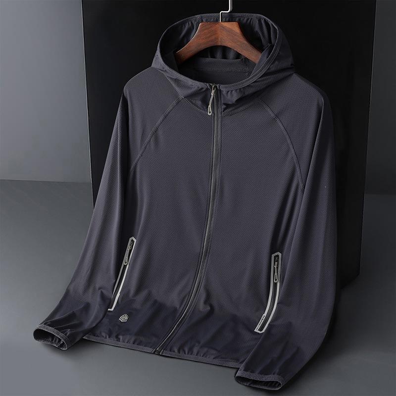 1011 Couple Hooded Sunscreen Clothing Breathable Light Outdoor Sunscreen Clothing Fishing Sunscreen Clothing Men