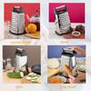 Stainless Steel Four-Sided Vegetable Slicer Kitchen Vegetable Cutter Fruit Grater Tool