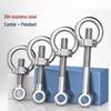 304 Stainless Steel Hinge Bolt & Eye Nut Set