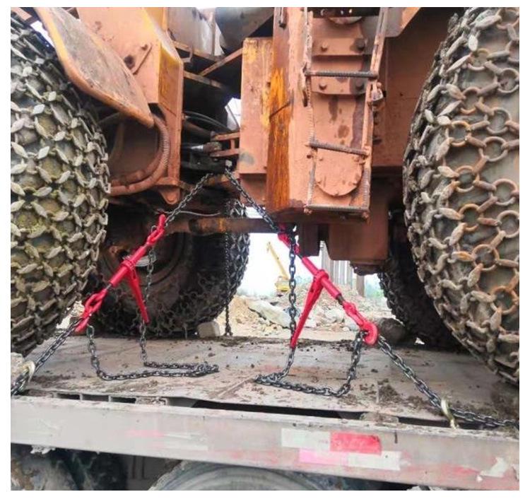 Steel Cable Ratchet Tensioner with Double Hook for Truck and Trailer