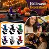 Halloween-Hexe Harz Auto-Schmuck Armaturenbrett-Figur für Auto-Innenraum-Dekoration