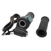 2PCS Electric Bicycle Throttle Grip Speed Control Throttle Handle with Green Digital Display