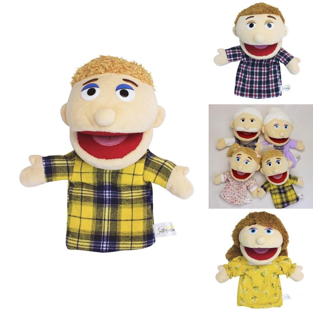 Cute And Colorful Family Hand Puppet Plush Toy For Imaginative Playtime