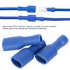 1000Pcs FDFD2250 Blue PVC All Insulation Wire Connector Female Terminals for Electric Engineering