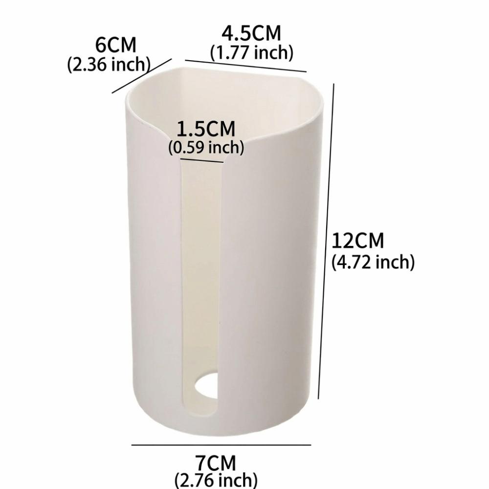 5Pcs Removable Wall-Mounted Container Nail-Free Garbage Bag Holder Storage Box Kitchen Storage