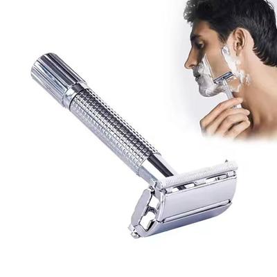 Verstellbarer Sicherheitsrasierer Herren Professioneller Manueller Rasierer Stahl Barbier Klappbar Herren Sha H7U4