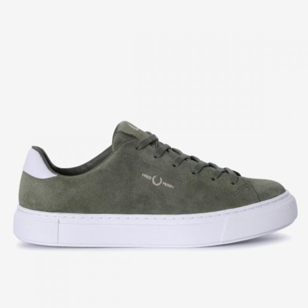 Fred Perry B71 Suede Khaki Sneakers Sfpm2438319 X61 SFPM2438319_X61/250