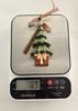 Luxury 3D Retro Resin Christmas Tree Ornaments: Old Man Bell Pendant with Gift Bag