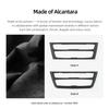 Betterhumz For BMW F20 F21 F22 Series 1 2 M235i Car Interior Air Conditioner CD Trim Panel Sticker Made of Alcantara Accessories