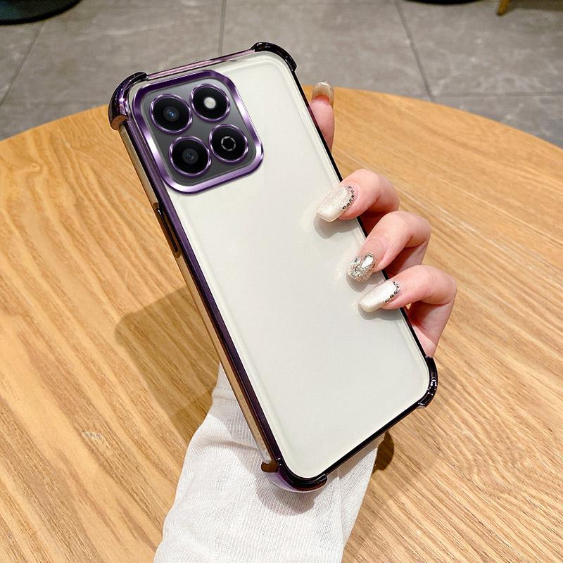 

For Honor 200 Smart Case Honor X7C Phone Case Honor X5B X5B Plus X8 4G X7C Four Corners Thickening Shookproof Plating back cover For Honor X5B