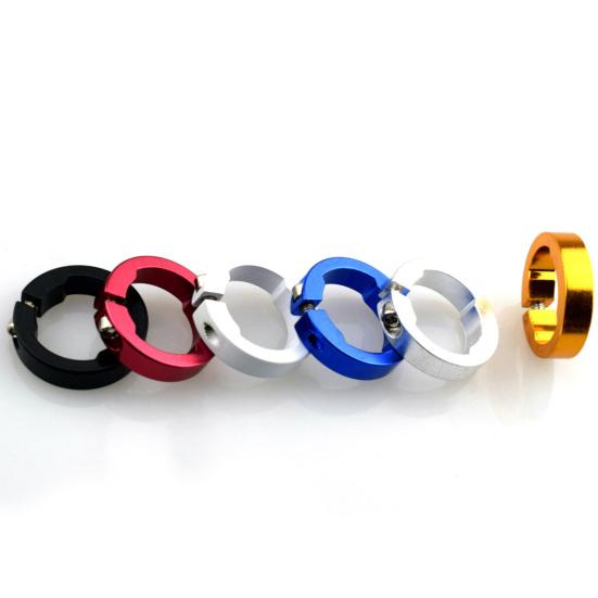 2Pcs Bicycle Grip Rings Fashion Appearance Replacement Aluminum Alloy Decoration Handlebar Locking Rings Bike Accessories