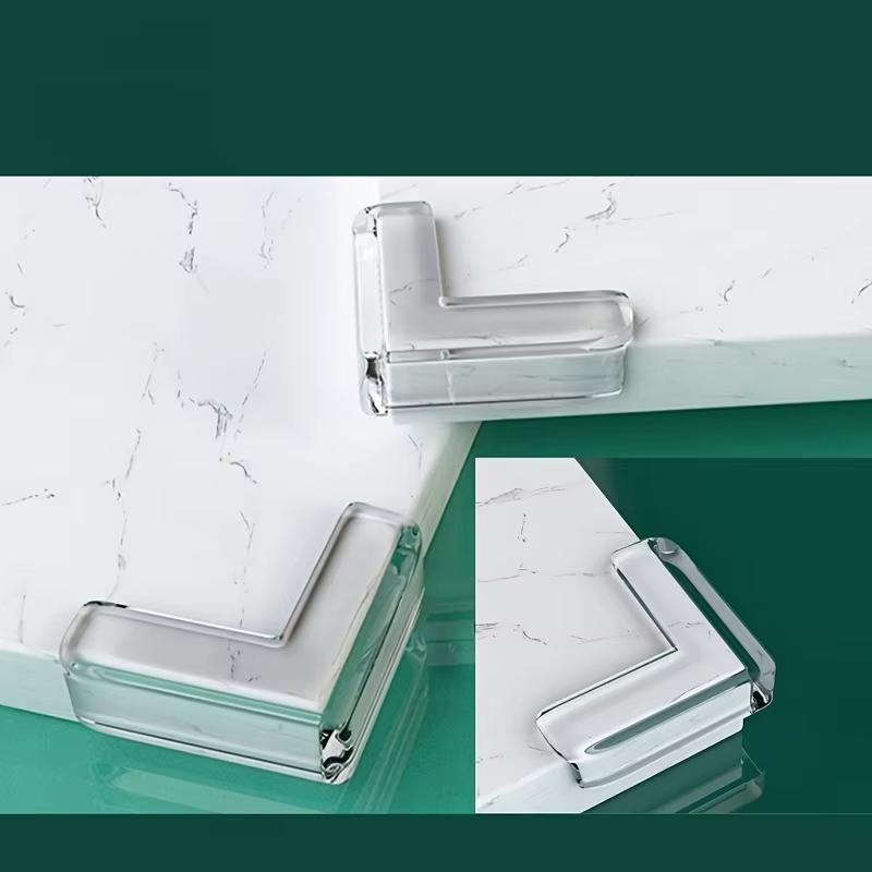 4-12Pc Baby Safety Soft Rubber Table Corner Protector Furniture Tea Table Cover Transparent Anti Children Collision Edge Guards