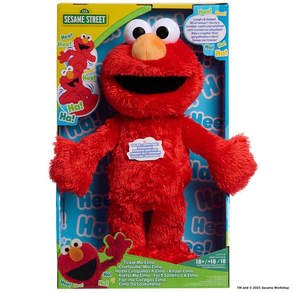 Just Play Smart Plush Sesame Street Giggling Elmo Large Size