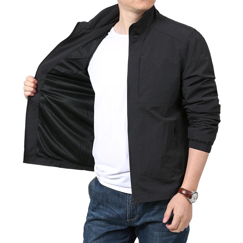 Frühlings Herren Schnelltrocknende Nylonjacke mit Mesh-Futter, Stil 5751