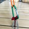 Tragbare Deckanker Heringe Fischgräten Zeltnägel Federclips Windseilanker Zeltnagel für Outdoor Camping Wandern