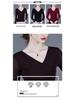 2025 Women's Fashion V-Neck Mesh Long-Sleeve Top - Waist-Cinching, Belly-Covering