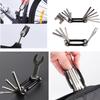 Mechanical Repair Equipment Improvement Tool Set Camping Maintenance Gears for Easy Carrying and Efficient Bike Fixes