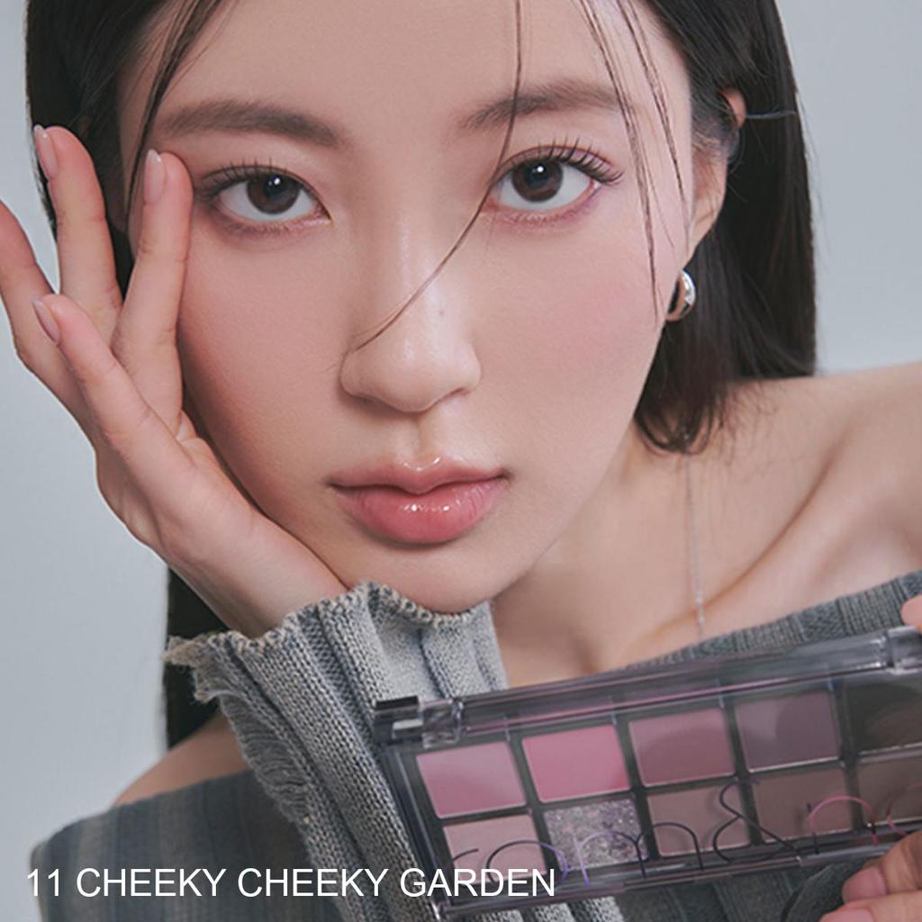 Rom&nd MELHOR QUE AS PALETAS 00-09/11-13, Inspirada no Jardim, Tons Totalmente Harmoniosos, Amigável para Iniciantes, Multiuso, K-Beauty, Maquiagem Coreana