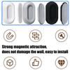 Pack of 4 Space Saving Silicone Remote Holder With Powerful Magnets Wall Mounting Storage Rack For Home Electronics